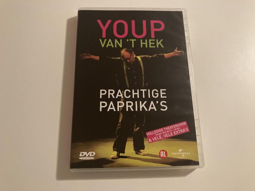 Youp Van T Hek - Prechtige Paprika's DVD, Alle leeftijden, Ophalen of Verzenden, Zo goed als nieuw, Stand-up of Theatershow
