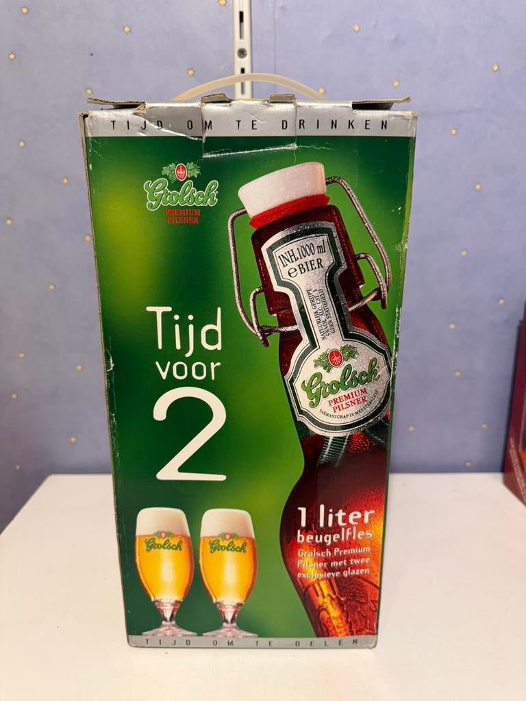 Grolsch Tijd Voor 2, Ophalen, Zo goed als nieuw, Glas of Glazen, Grolsch
