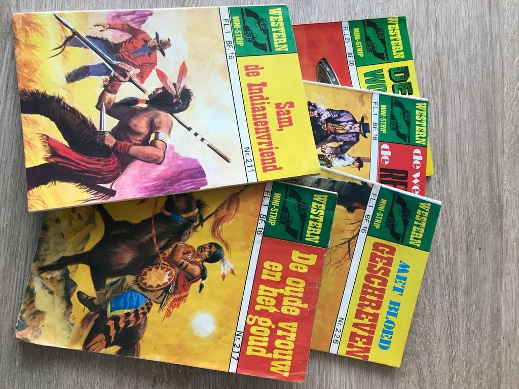 Diverse Oude Leesboekjes voor de verzamelaar cowboy western, Boeken, Gelezen, Diverse, Europa, Ophalen of Verzenden