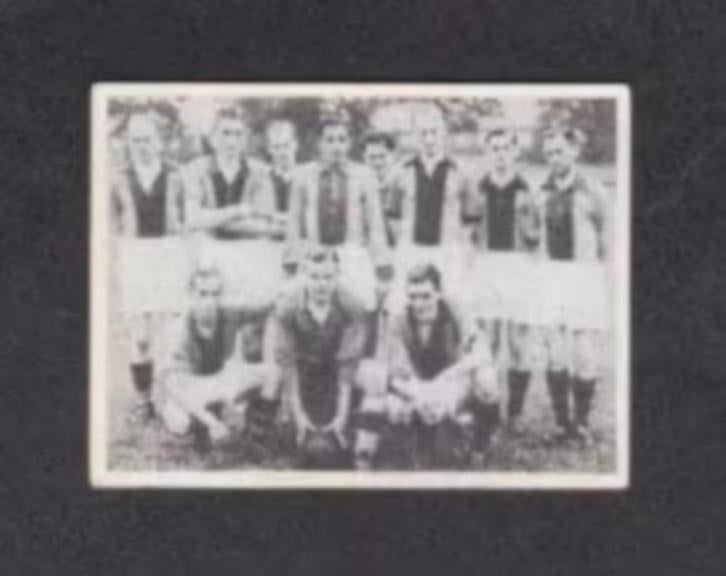 Voetbalplaatje Woensel Eindhoven 1951-1952., Ophalen of Verzenden, Zo goed als nieuw