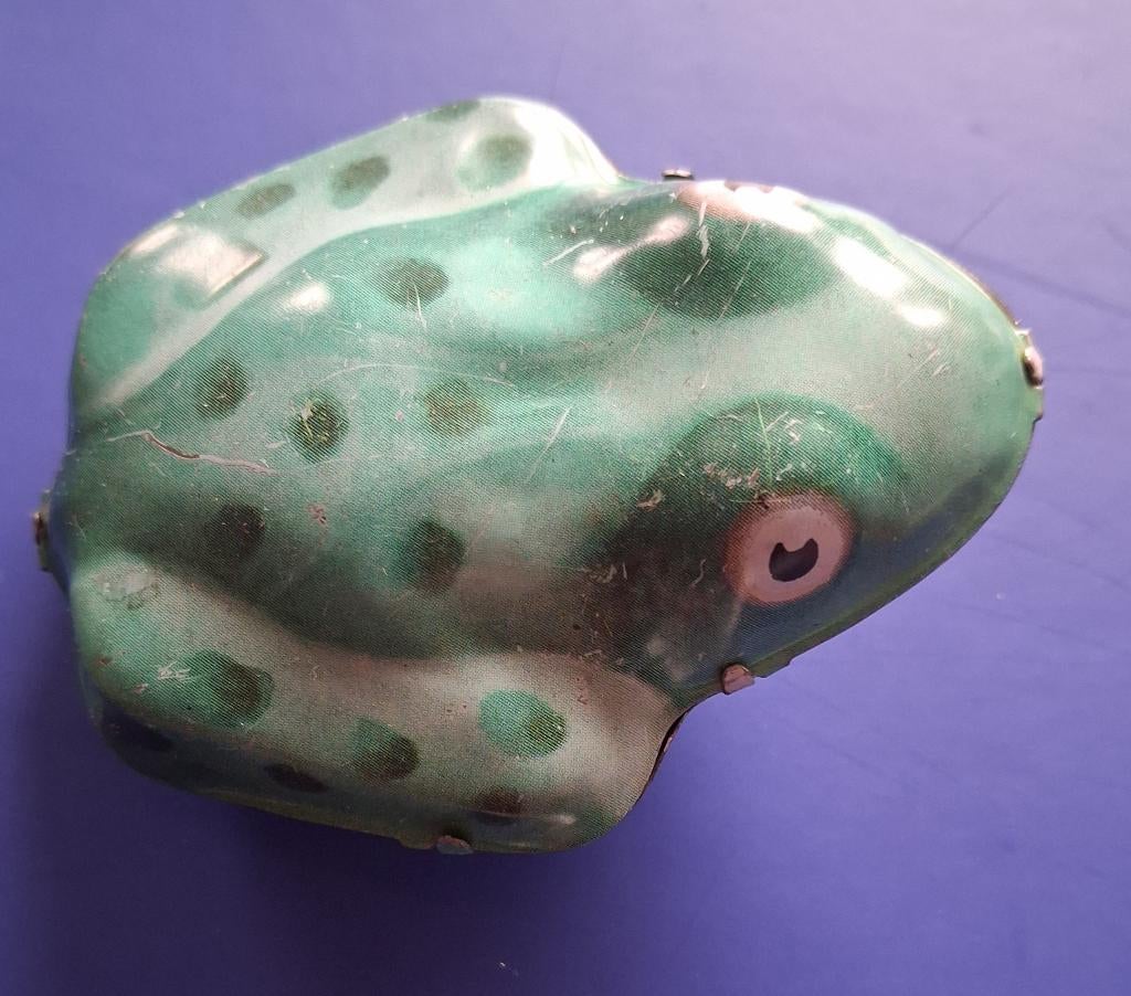 Blikken speelgoed Kikker, Antiek en Kunst, Ophalen of Verzenden