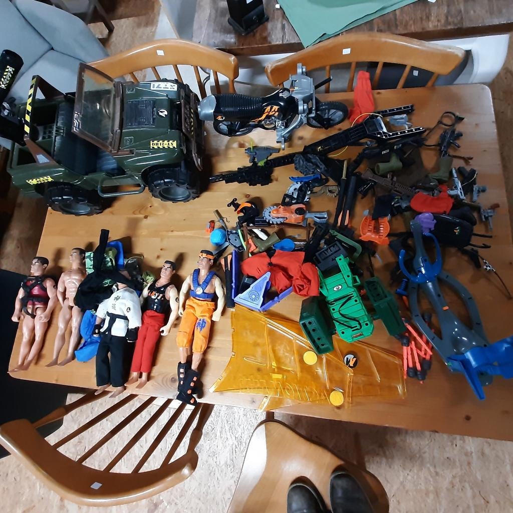 Collectie Action Man figuren en voertuigen., Ophalen of Verzenden, Gebruikt