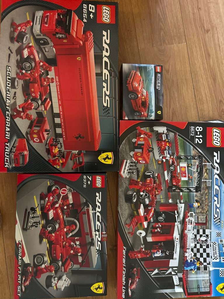 LEGO Ferrari Racers Collectie, Kinderen en Baby's, Speelgoed | Duplo en Lego, Ophalen, Zo goed als nieuw, Complete set, Lego