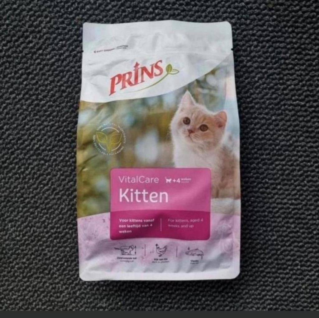 Prins kitten voer kattenvoer / brokjes 1.5 Kg, Ophalen of Verzenden, Kat