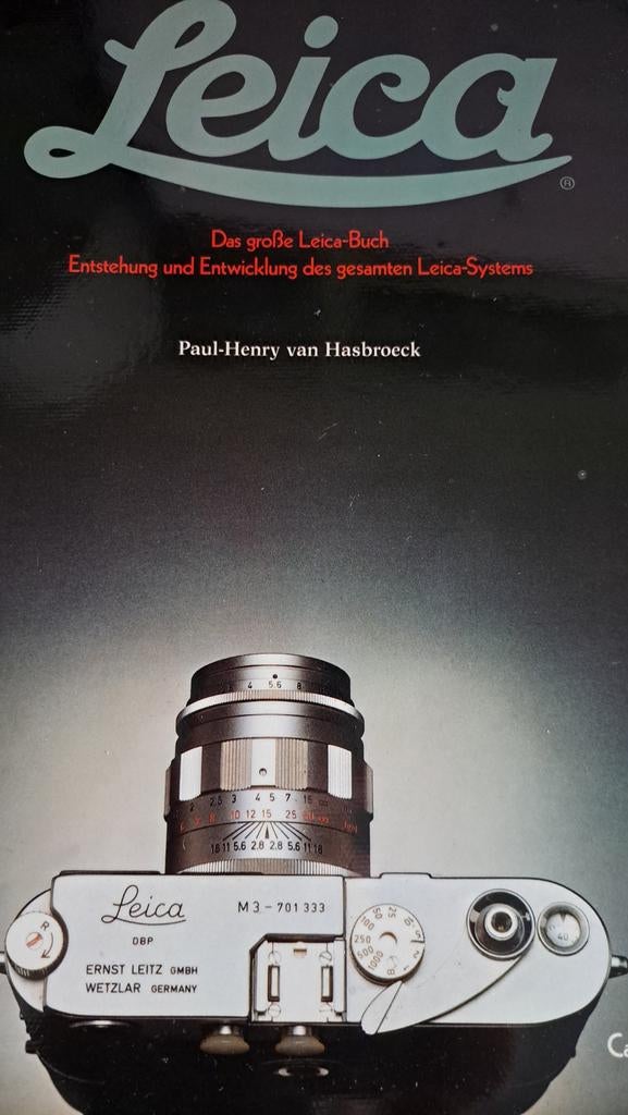 Leica - Das grosse Leica-Buch, Ophalen of Verzenden, Gelezen, Camera's, Paul Henry van Hasbroeck