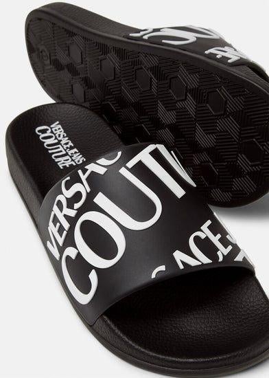 Versace Jeans Couture slippers Nieuw mt.42 origineel, Kleding | Heren, Schoenen, Nieuw, Slippers, Zwart, Ophalen of Verzenden