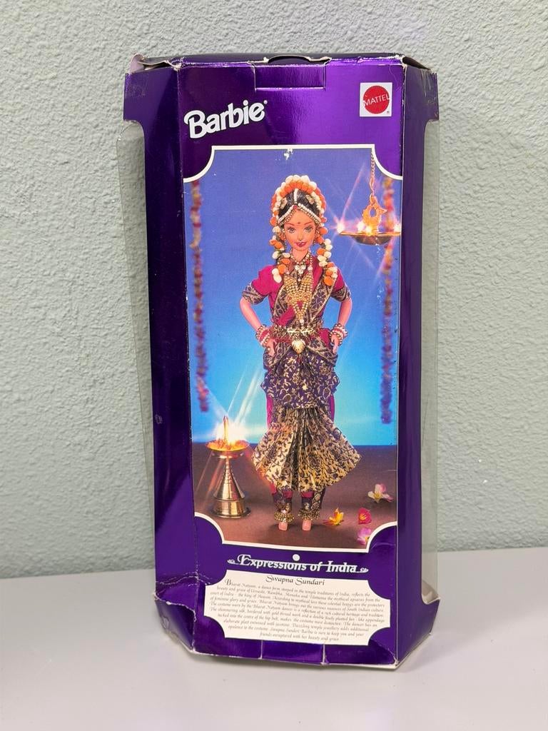 Vintage zeldzame Barbie Swapna Sundari Expressions of India, Verzamelen, Poppen, Ophalen of Verzenden, Zo goed als nieuw, H, H