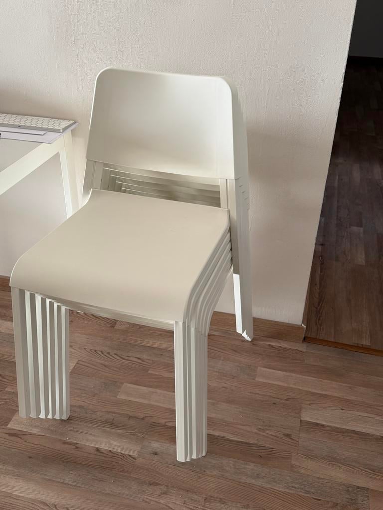 IKEA TEODORES chair, Huis en Inrichting, Stoelen, Ophalen of Verzenden, Zo goed als nieuw, Wit, Eén
