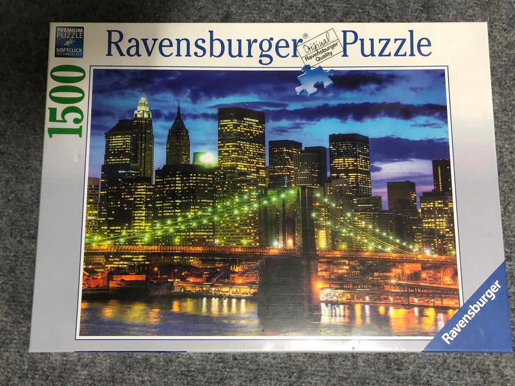 Puzzel 1500 stukjes New York, Ophalen of Verzenden, 500 t/m 1500 stukjes, Zo goed als nieuw, Legpuzzel