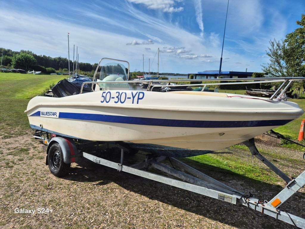 Bluestar tohatsu 50 pk, Watersport en Boten, Gebruikt, Ophalen of Verzenden, Minder dan 70 pk, 3 tot 6 meter