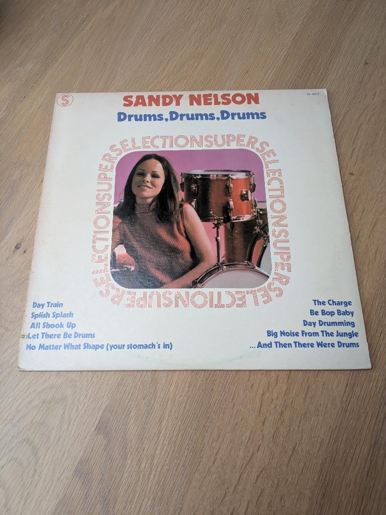 Sandy Nelson - Drums, Drums, Drums, Ophalen of Verzenden, Zo goed als nieuw, 12 inch, Poprock
