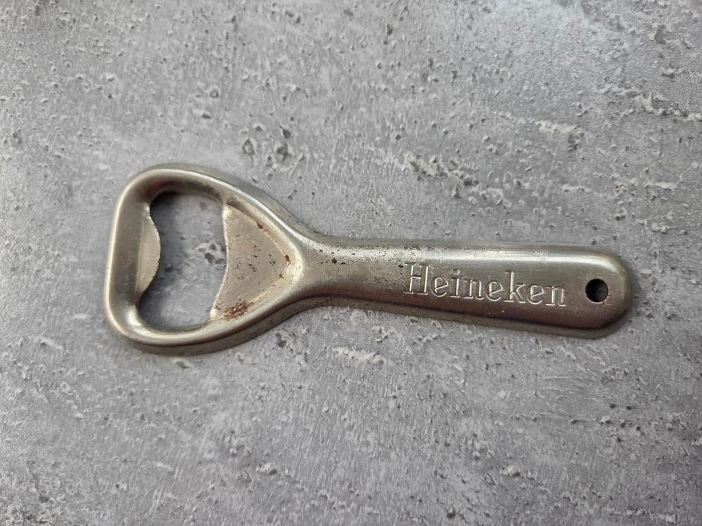 Heineken Flesopener - Vintage, Ophalen of Verzenden, Zo goed als nieuw, Flesopener, Heineken