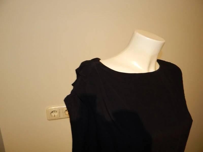 Missoni zwarte jurk deels zijde a symetrisch model mt M, Maat 38/40 (M), Verzenden, Zwart, Zo goed als nieuw