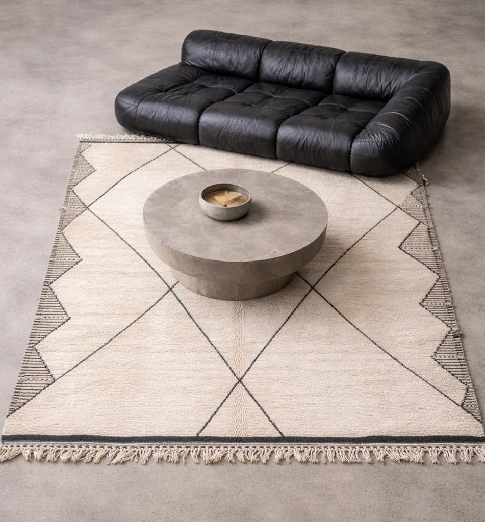 Beni Ouarain vloerkleed 300x220 cm – extra breed wol, 200 cm of meer, Ophalen of Verzenden, 200 cm of meer, Rechthoekig