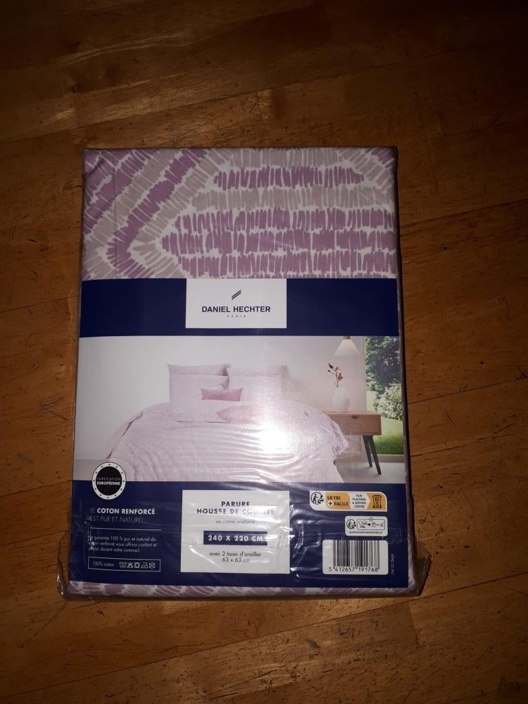 Dekbedovertrek 240x220 van daniel hechter roos, Ophalen of Verzenden, Nieuw, Tweepersoons, Dekbedovertrek