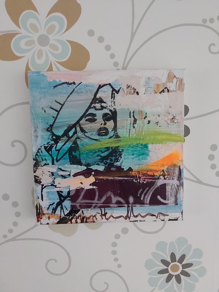 Origineel werk opgespannen canvas. George Heidweiller, Antiek en Kunst, Ophalen of Verzenden