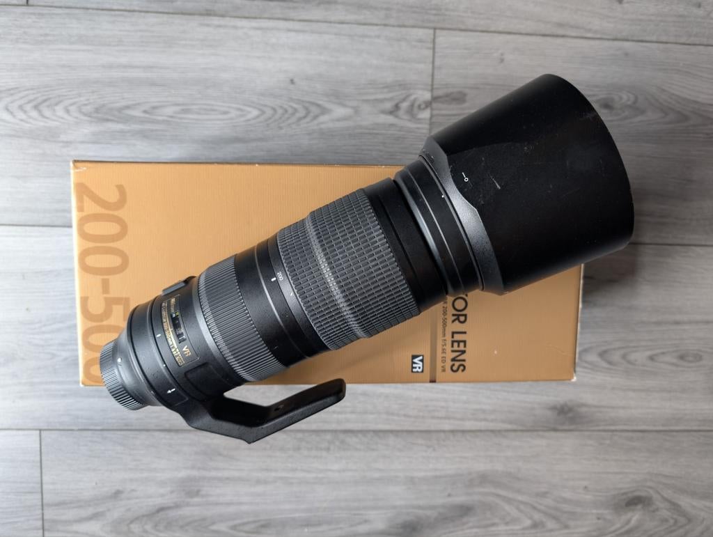 Nikon AF-S 200-500mm VR telelens, Ophalen, Zo goed als nieuw, Telelens