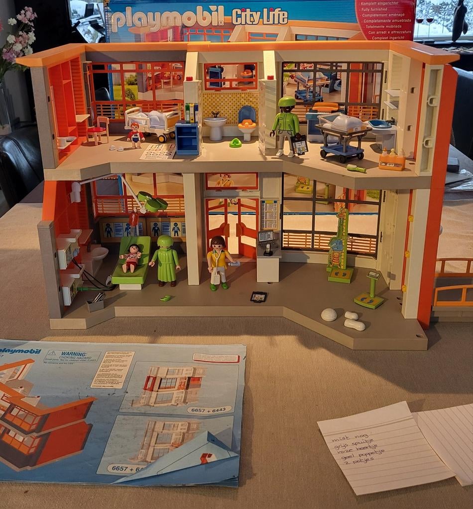 Playmobil Ziekenhuis - Complete Set, Ophalen, Gebruikt, Complete set