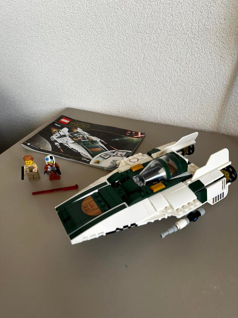 LEGO Star Wars 75248 Resistance A-Wing Starfighter, Ophalen of Verzenden, Zo goed als nieuw, Complete set, Lego