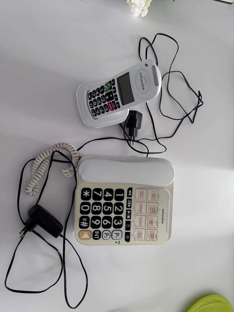 Swissvoice Senioren Dect Telefoon met Grote Toetsen, Ophalen of Verzenden, Gebruikt, 1 handset