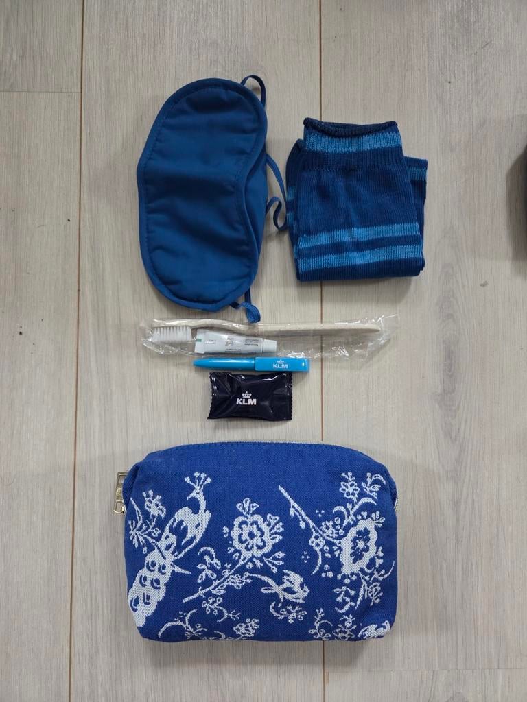 Rituals KLM comfort bag toilettas blauw wit, Ophalen of Verzenden, Nieuw, Blauw, Heer of Dame