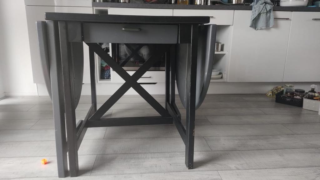 Handige inklapbare tafel voor verhuizing!, Huis en Inrichting, Tafels | Eettafels, Ophalen, 100 tot 150 cm, 50 tot 100 cm, Zo goed als nieuw