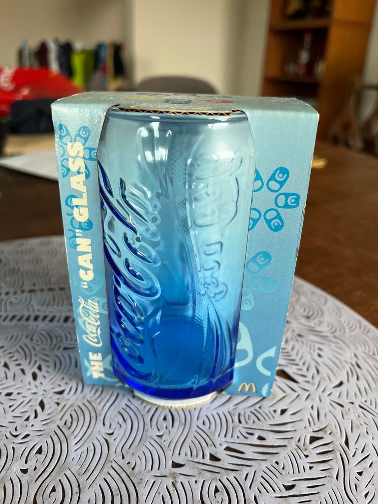Coca-Cola Glas McDonald's 2008 - Blauw, Ophalen of Verzenden, Zo goed als nieuw