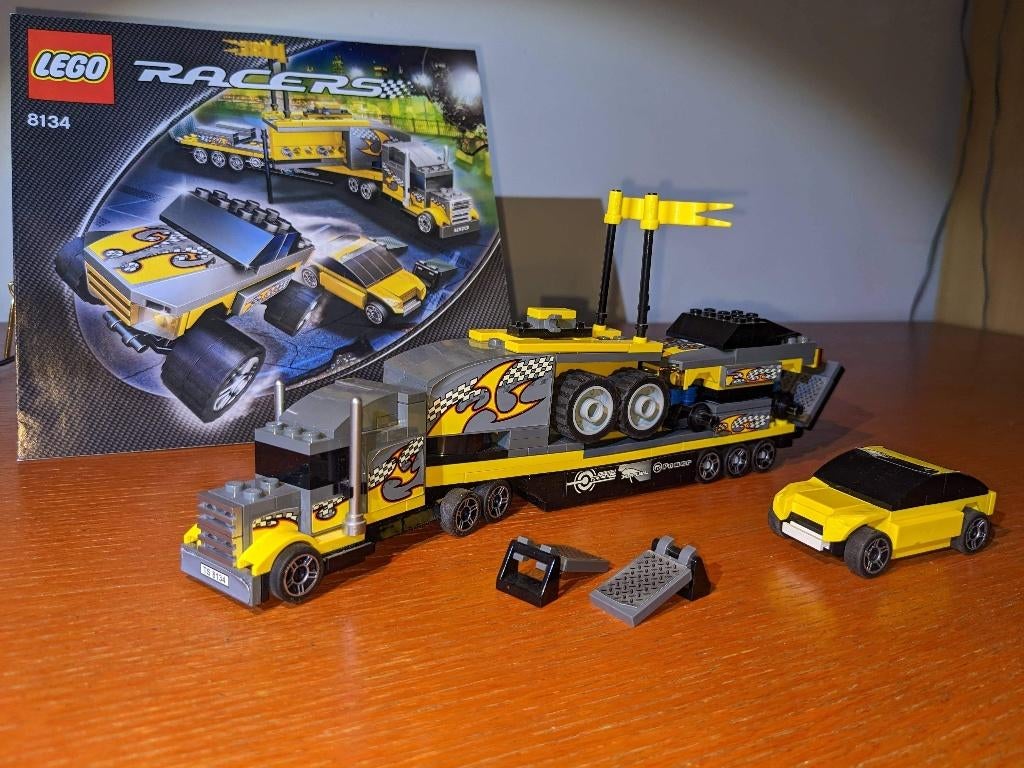 LEGO Racers Night Crusher - 8134, Ophalen of Verzenden, Gebruikt, Complete set, Lego