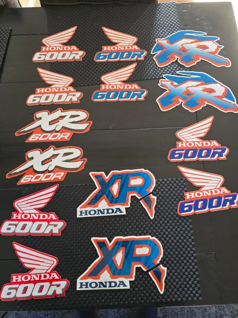 Honda XR600 Tank Stickers - Complete Set, Motoren, Ophalen of Verzenden