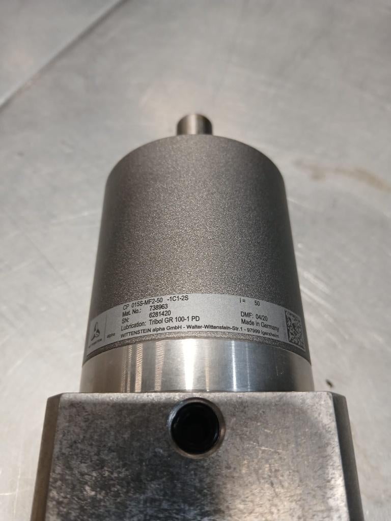 wittenstein vertragingskast 1x nieuw, Doe-het-zelf en Verbouw, Ophalen of Verzenden, Nieuw, Elektromotor, 1800 rpm of meer