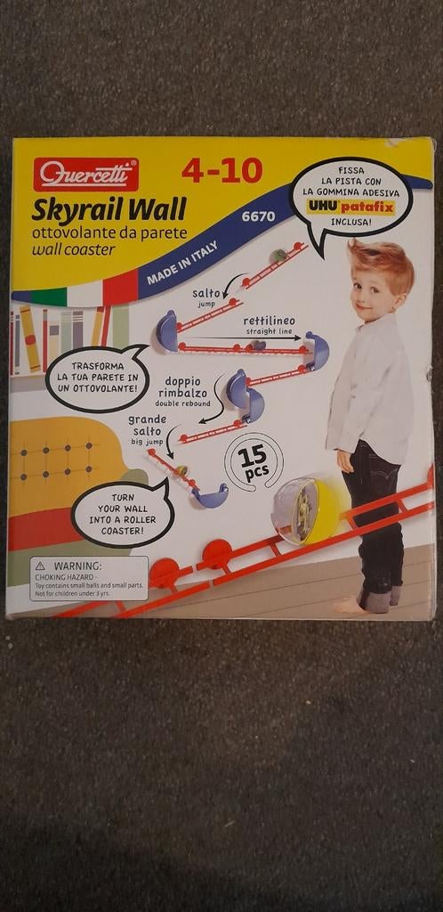 Quercetti knikkerbaan, Ophalen of Verzenden, Nieuw, Bouwen