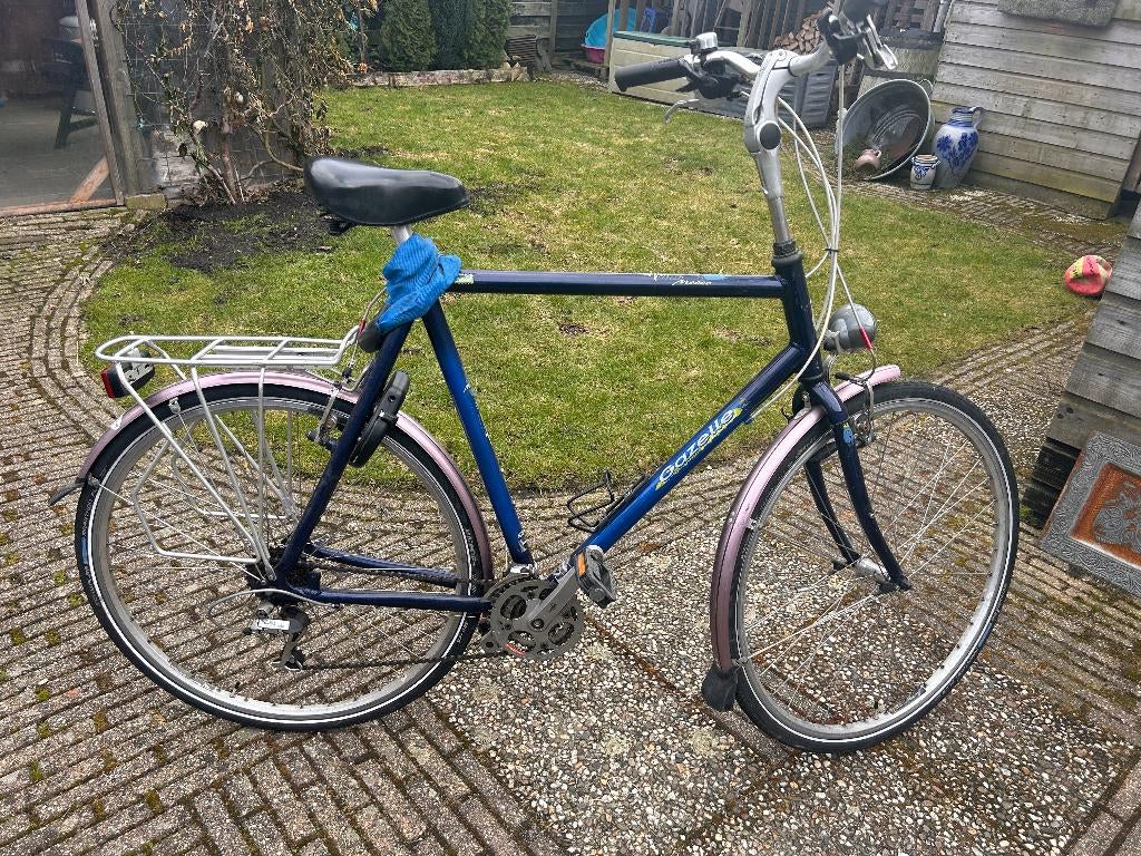 Gazelle Medeo herenfiets 64 cm, Ophalen, Gebruikt, Versnellingen, 61 tot 65 cm