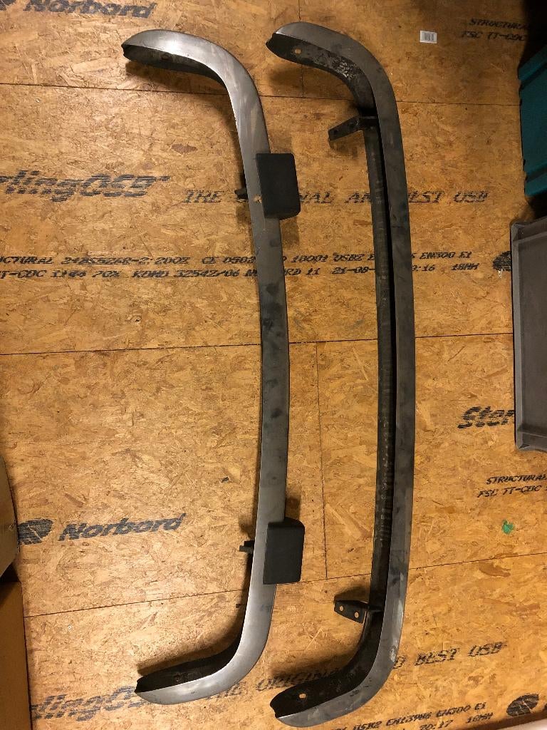 Te koop rvs bumpers voor en achter Alfetta GTV model 116, Ophalen, Achter, Alfa Romeo, Bumper