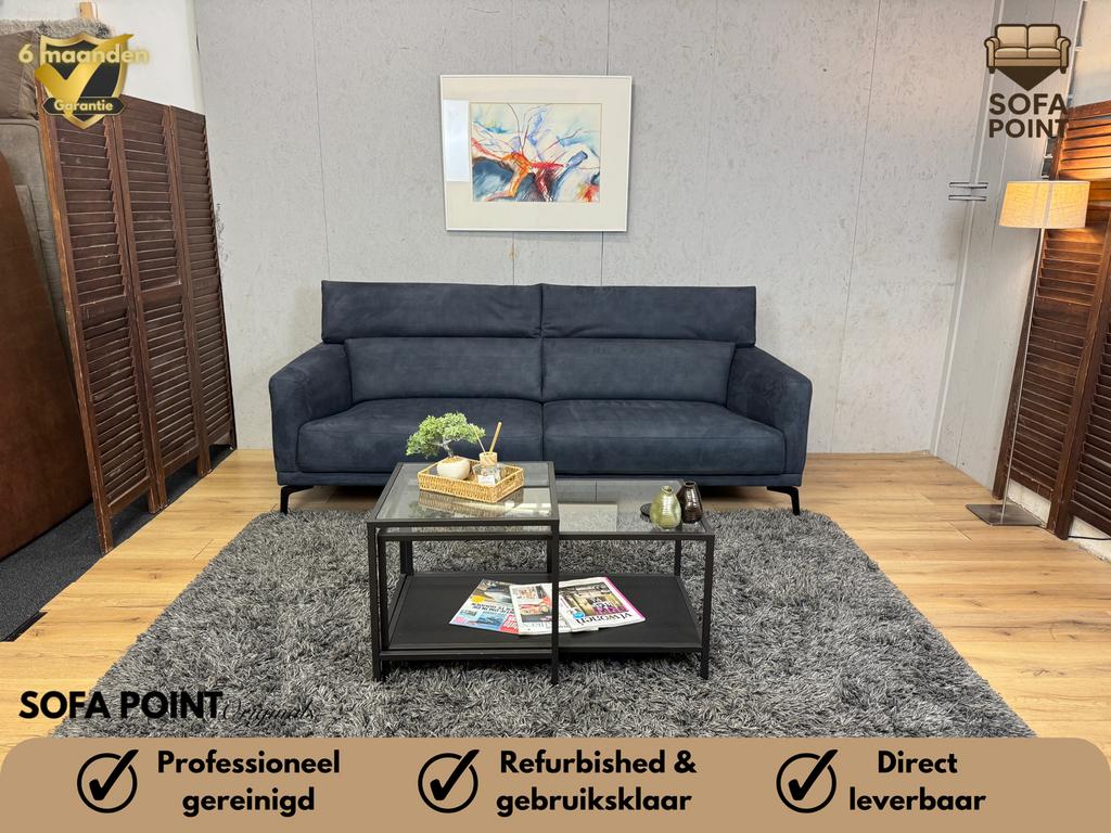 Luxe 3-Zits Bank “Houweling Interieur-Kongo”- Gratis Bezorgd, 75 tot 100 cm, Ophalen of Verzenden, Zo goed als nieuw, Noordkade 68A