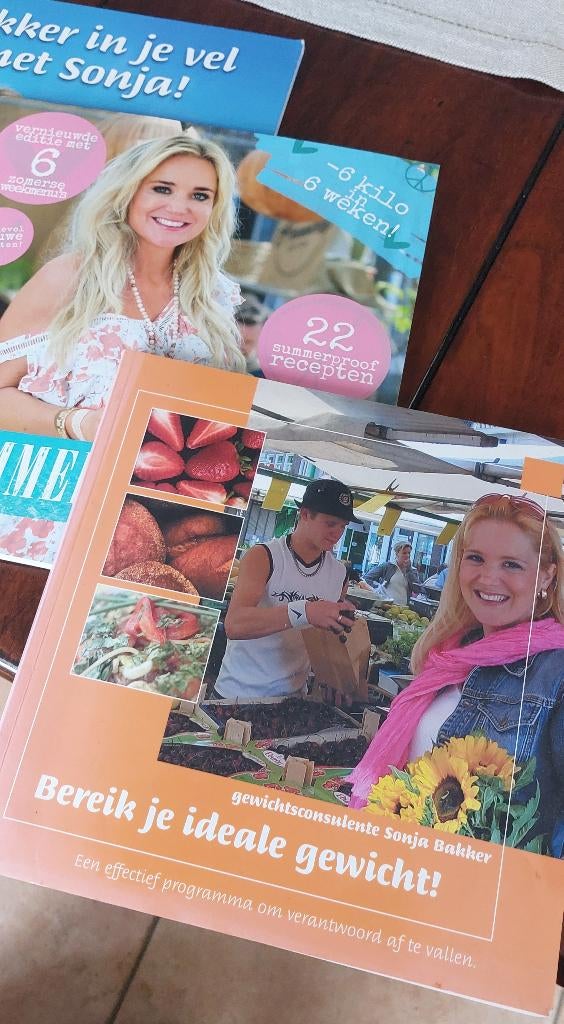 Afvallen met Sonja Bakker, Boeken, Dieet en Voeding, Ophalen of Verzenden, Zo goed als nieuw, Sonja Bakker