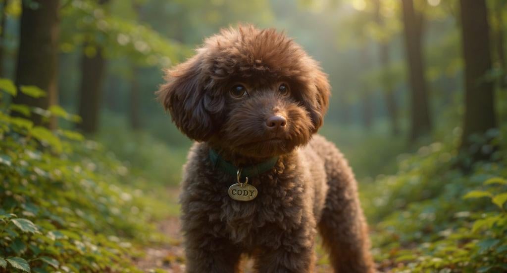 Toypoedel dekreu echte donkere choco cody met fci stamboom, Particulier, Reu, 1 tot 2 jaar, Buitenland