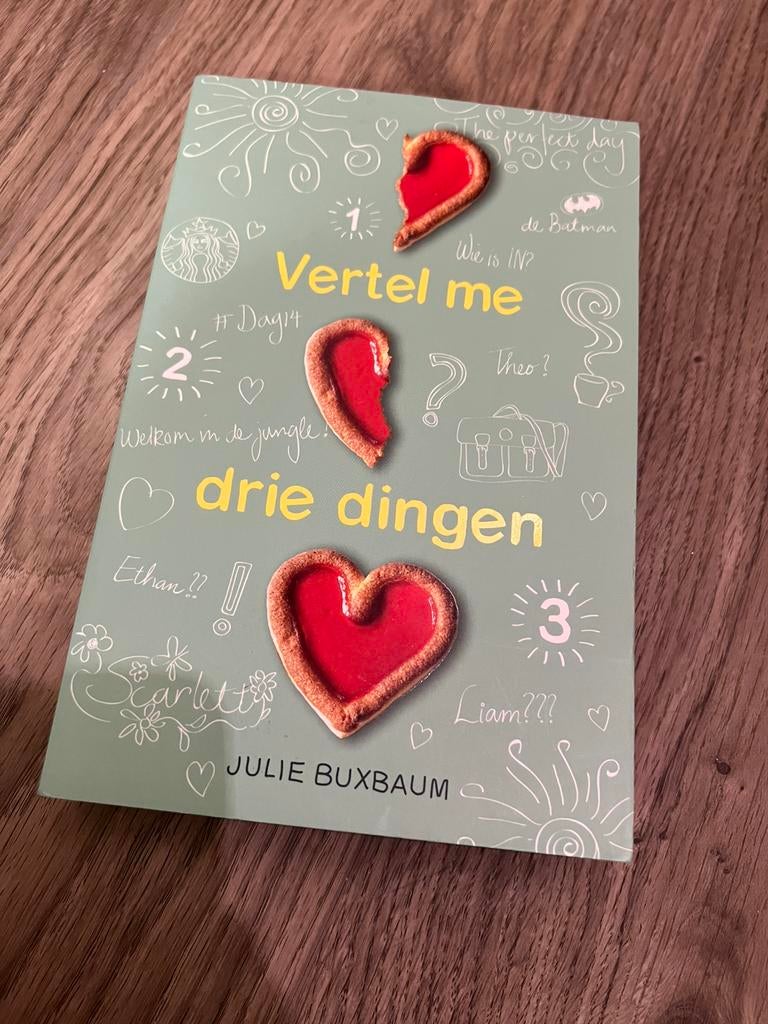 Vertel me drie dingen - Julie Buxbaum, Boeken, Ophalen of Verzenden, Zo goed als nieuw
