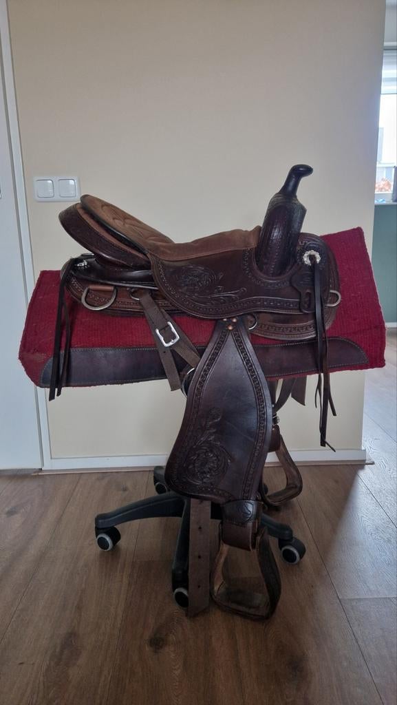 Edix Oakley, westernzadel maat M, Dieren en Toebehoren, Ophalen of Verzenden, Western