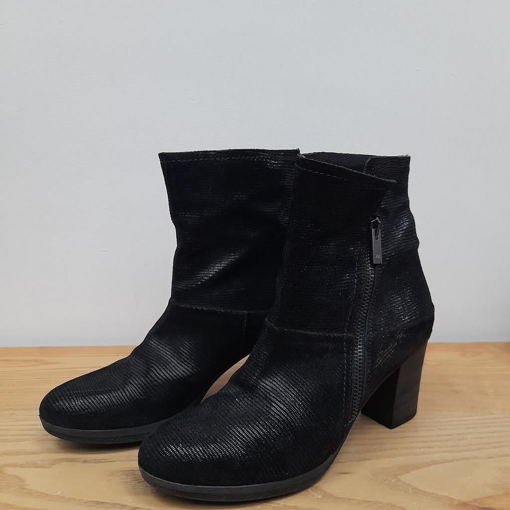 Via Vai enkellaarsjes maat 38, Ophalen of Verzenden, Zo goed als nieuw, Zwart