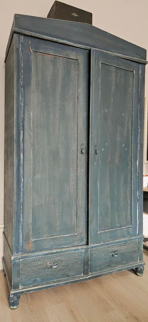 Brocante grote kast, Ophalen of Verzenden