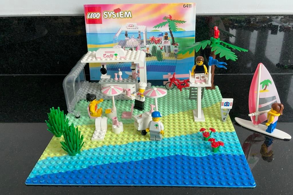 LEGO 6411 Sand Dollar Cafe. 6401, Seaside. 6595 surf shack, Kinderen en Baby's, Speelgoed | Duplo en Lego, Ophalen of Verzenden