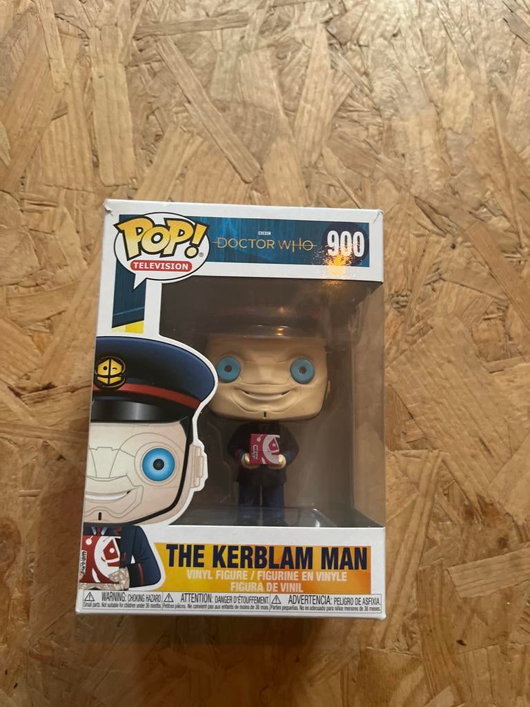 Doctor Who - The Kerblam Man Funko Pop #900, Ophalen of Verzenden, Gebruikt