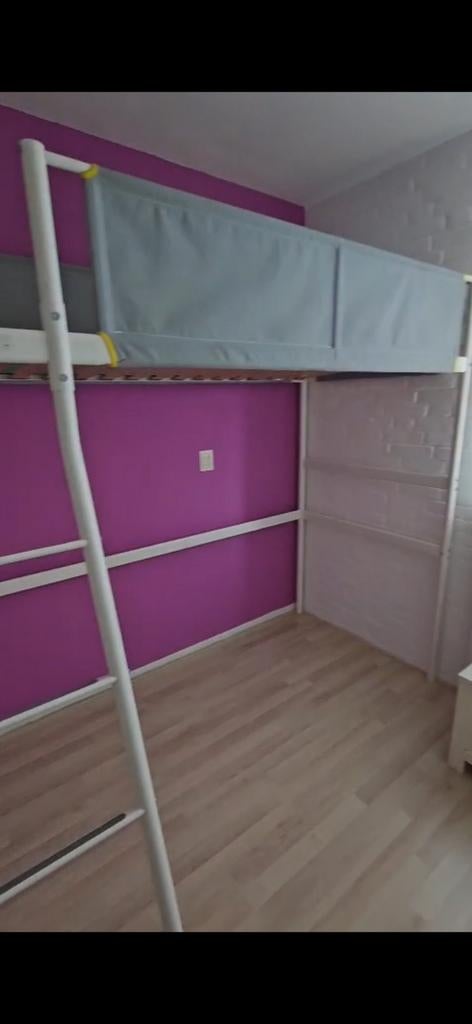 Hoogslaper met bureau 80x200 - incl. lattenbodem, Ophalen