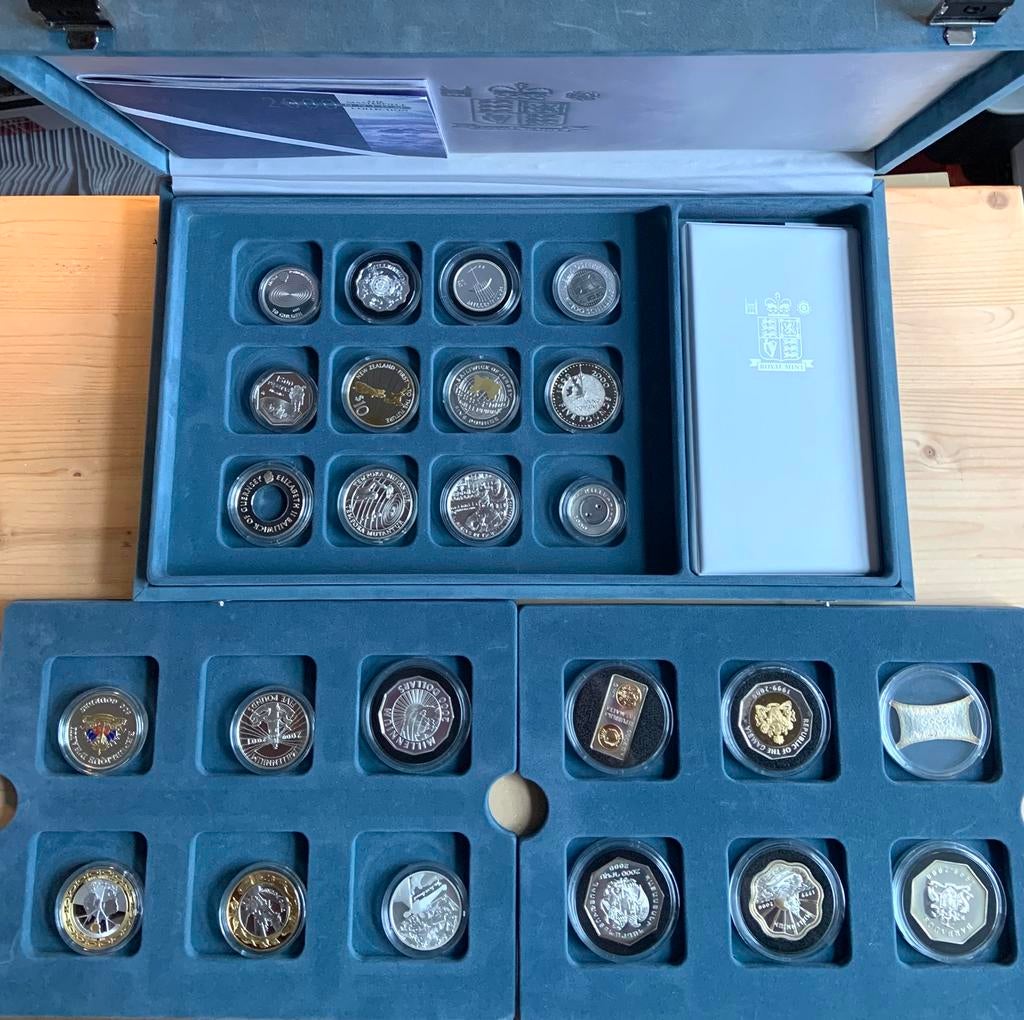 Millennium Masterpiece collection 24 zilveren munten, Ophalen of Verzenden, Nederland, Munten