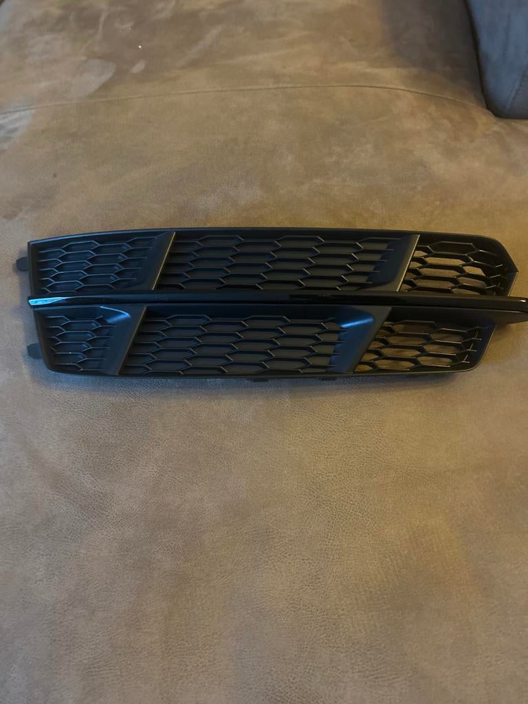 Audi A6 C7 S-line Voorbumper Grill matt black, Ophalen of Verzenden, Voor, Audi, Bumper
