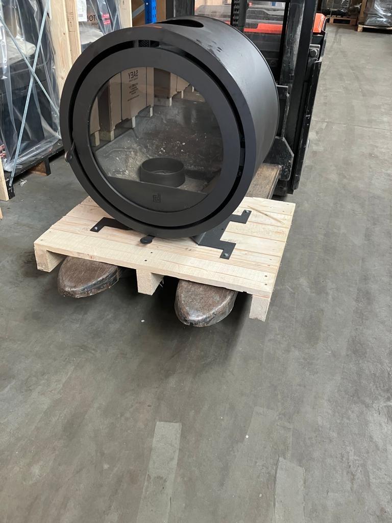 gebruikte houtkachel dik geurts odin front !!!!!!!!!, Ophalen, Houtkachel, Zo goed als nieuw, Vrijstaand