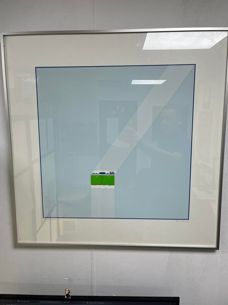 Han Jansen - Zeefdruk "Uitgelicht" 1972, Antiek en Kunst, Kunst | Litho's en Zeefdrukken, Ophalen of Verzenden