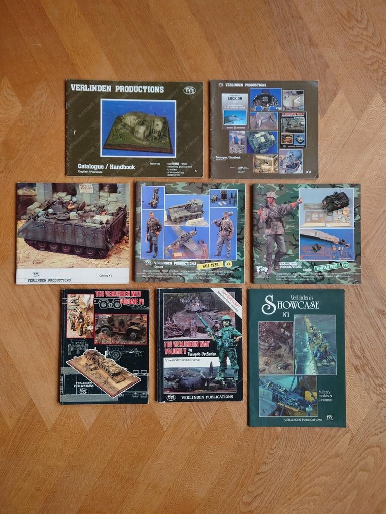Verlinden Productions boeken catalogus set diorama modelbouw, Ophalen of Verzenden, Gebruikt, 1:32 tot 1:50