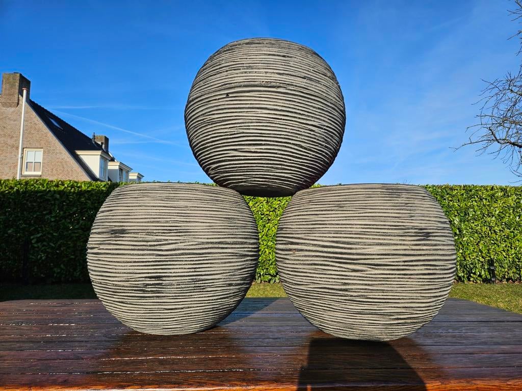 NIEUWE Capi bloembak ronde bloempot tuin, Tuin en Terras, Bloembakken en Plantenbakken, Kunststof, Capi, Capi, Rond