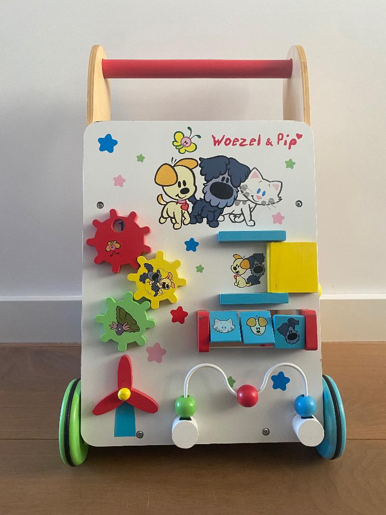 Woezel en pip houten activiteiten loopwagen, Ophalen, Gebruikt, Overige typen